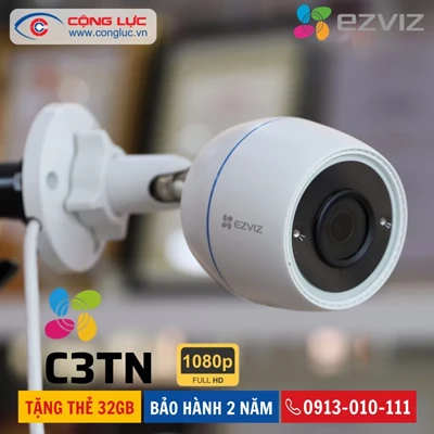 Camera IP Wifi Ezviz C3TN 2MP không màu
